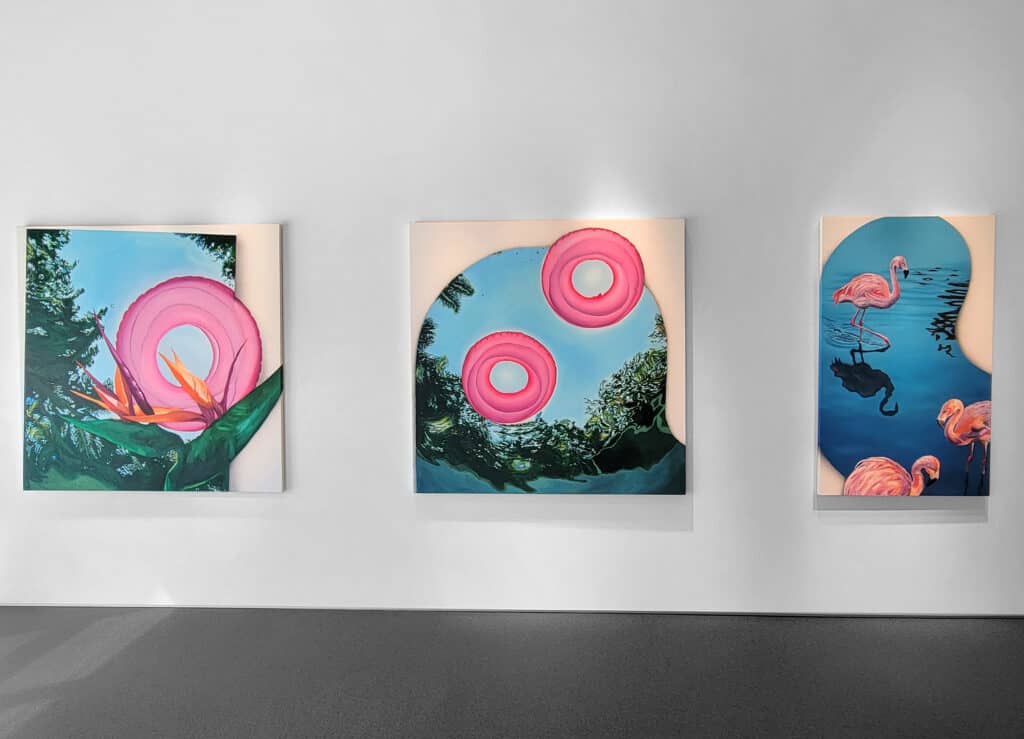 Known for monumental, large-scale murals, We Are Nice' n Easy developed a series of paintings on canvas for Method & Concept's exhibition, Day Dream. Inquire with the gallery for availability and commissions ~